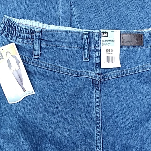 Lee Plus Size Relaxed Fit Stretch Jean Sz 16W P - Picture 5 of 8